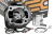 Cylinder Kit Tec ECO 50cc, Minarelli leżące AC (bez głowicy)