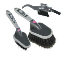 MUC-OFF - Zestaw 3 szczotek do czyszczenia motocykla