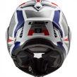 Kask Moto LS2 F900 Valiant II Revo White Red Blue  - 2
