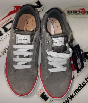Buty Red Bull Geox szare Canvasowe półbuty dziecięce  rozm.33