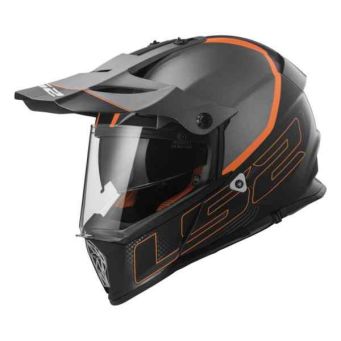 Kask LS2 Pioneer Element Matt Titanium Black