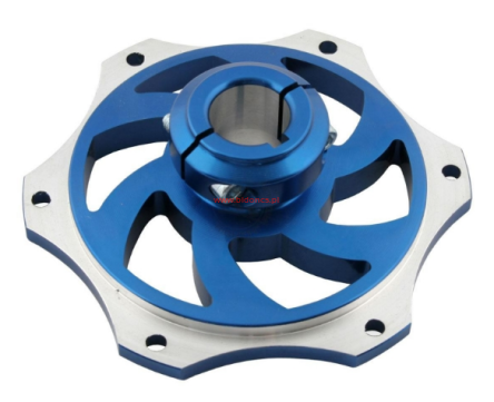 Uchwyt na zębatkę 25mm anodowane aluminium