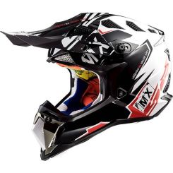 KASK LS2 MX470 SUBVERTER EMPEROR WHITE RED 