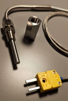 Sonda Temperatura spalin AIM MyChron (gwint zewnętrzny)