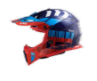 Kask motocyklowy LS2 MX437 Fast Evo XCODE Red Blue - 2