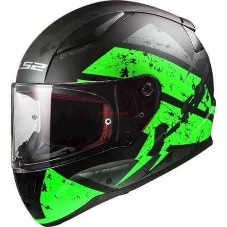 KASK LS2 FF353 RAPID DEADBOLT BLACK/GREEN