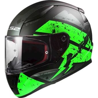 KASK LS2 FF353 RAPID DEADBOLT BLACK/GREEN