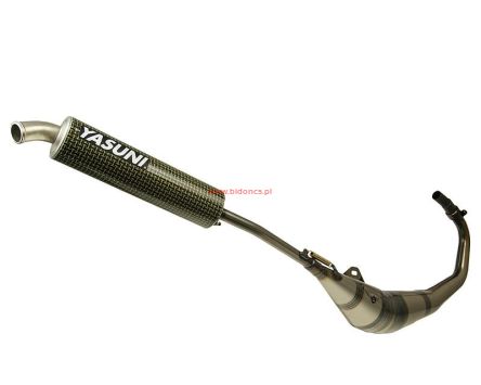 Wydech Yasuni R1 żółty carbon - Aprilia RS, Yamaha TZR