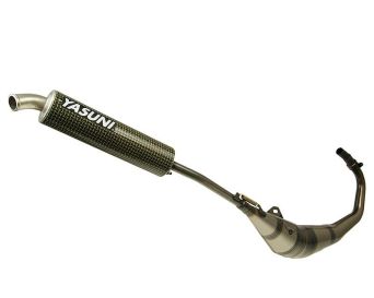 Wydech Yasuni R1 żółty carbon - Aprilia RS, Yamaha TZR