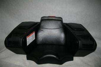 Tylny kufer ze światłem STOP Kimpex Deluxe ATV, czarny 