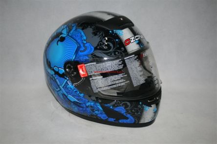 Kask Ozone Scorpion integralny niebieski