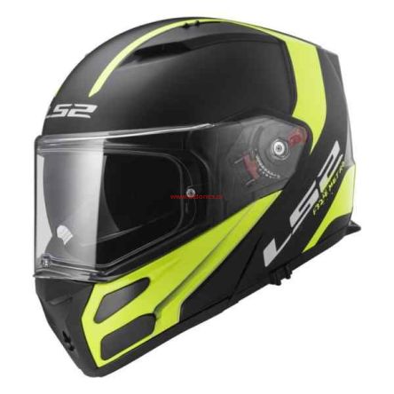 Kask LS2 METRO Rapid Matt Black Hi-Vis Yellow 