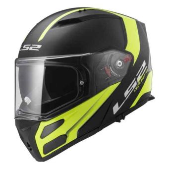 Kask LS2 METRO Rapid Matt Black Hi-Vis Yellow 
