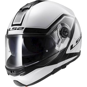 KASK LS2 FF325 STROBE CIVIK WHITE BLACK