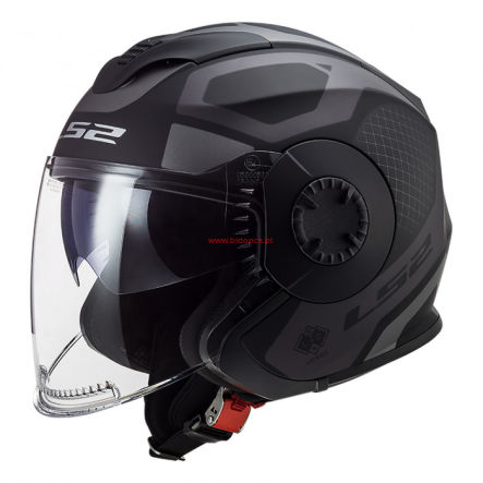Kask LS2 OF570 Verso Marker Matt Black Titan 
