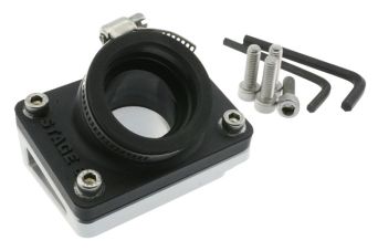 Króciec ssący z podstawą Stage6 R/T d.28mm, aluminium, Gilera / Piaggio / Peugeot leżący