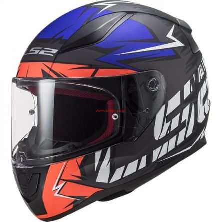 KASK LS2 FF353 RAPID CROMO MATT ORANGE BLUE