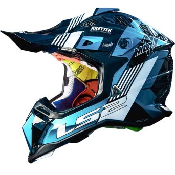 KASK LS2 MX470 SUBVERTER MAX BLACK TURQUOIS 