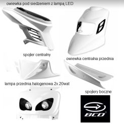 Zestaw owiewek BCD Yamaha BWS