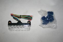 Lampa STR8 Mini LED z kierunkowskazami, biała, uniwersalna (E)